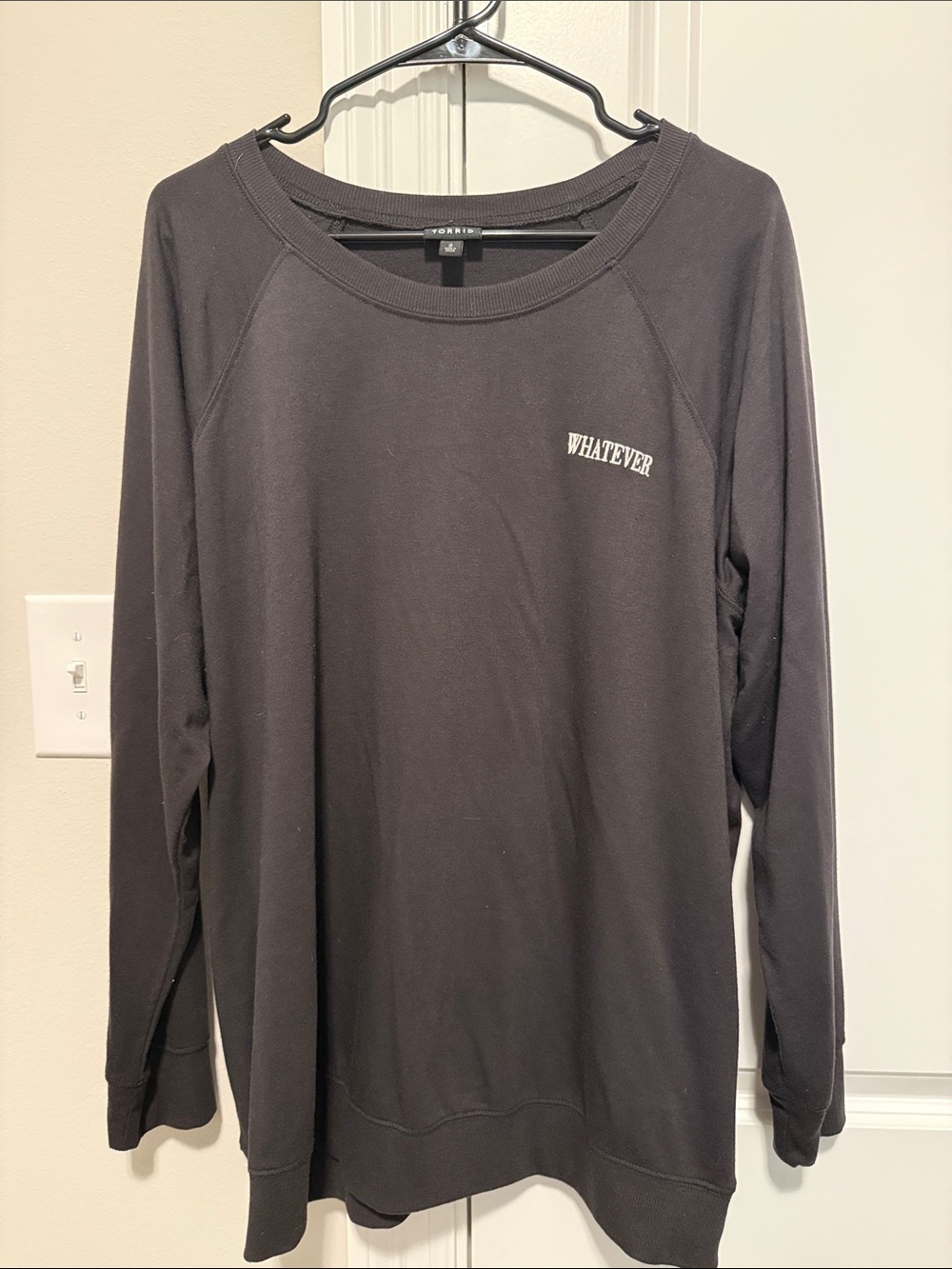 torrid Black Crewneck Tee
